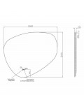 Зеркало-камень с контурной LED подсветкой Стэнли в интернет-магазине зеркальной мастерской ЗЕРКАЛА-М фото 4 