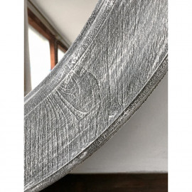 Зеркало круглое в серой раме Big window grey 